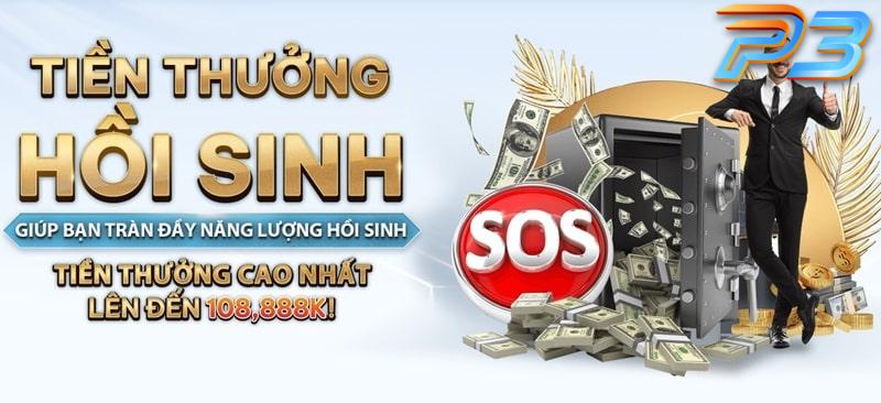 Tổng hợp khuyến mãi P3 mới nhất, ưu đãi hấp dẫn giá trị cao 3 Sự kiện thưởng hồi sinh tại P3Bet